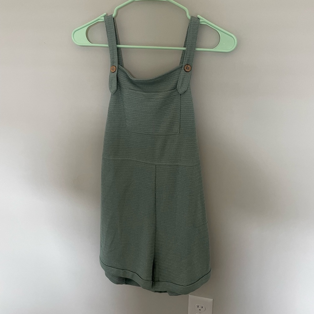cotton knit romper!